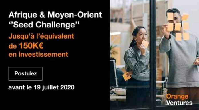 Candidatez au MEA Seed Challenge du Fonds d’investissement technologique Orange Ventures (avant le 19 juillet)