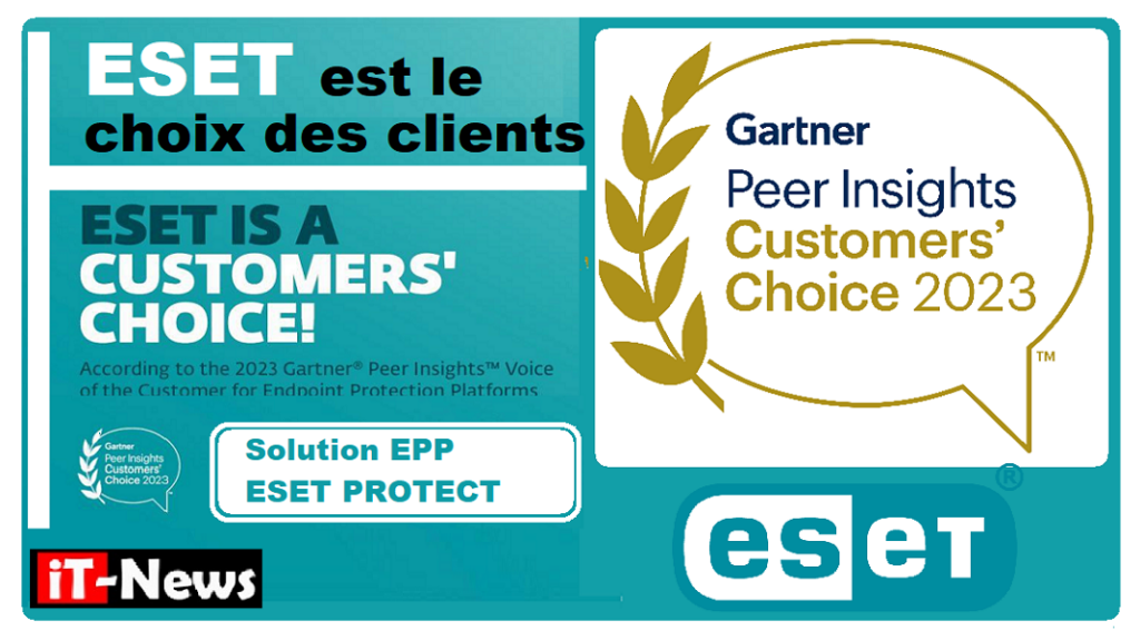 ESET obtient la distinction Customers’ Choice 2023 du Gartner® Peer ...