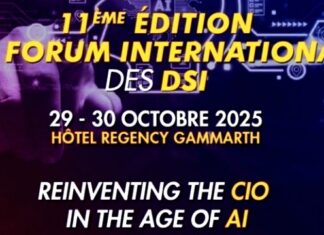 Le 11e Forum International des DSI, aura lieu à Tunis les 29-30 oct sous le thème : Reinventing the CIO at the Age of AI