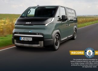 Le Kia PV5 Cargo établit un record GUINNESS WORLD RECORDS™ : 693,38 kilomètres parcourus sur une seule charge avec charge utile maximale
