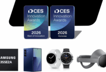 Avec plusieurs Prix de l’innovation au CES® 2026, Samsung est récompensée pour sa technologie transformatrice par la Consumer Technology Association