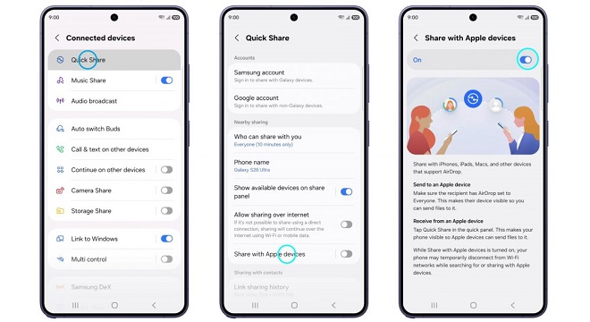 260324-samsung-galaxy-s26-quick-share-air-drop-to-iphone-1024x613