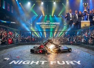 Technologie : L’équipe tunisienne « Night Fury » sacrée championne du monde de robotique de combat à Istanbul !