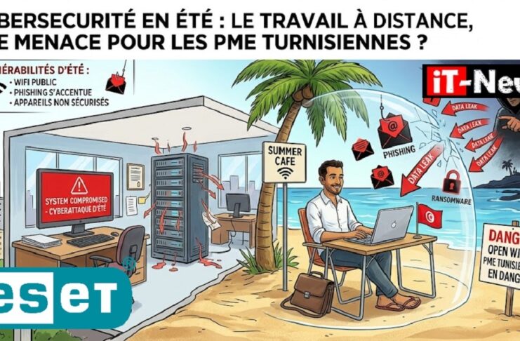 Alerte ESET sur le Télétravail Estival : Les PME tunisiennes sous la menace invisible des Cyberattaques
