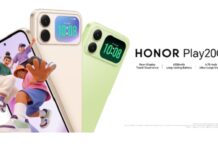 HONOR lance le HONOR Play20C, doté d’un tout nouvel écran tactile arrière, le premier en Tunisie